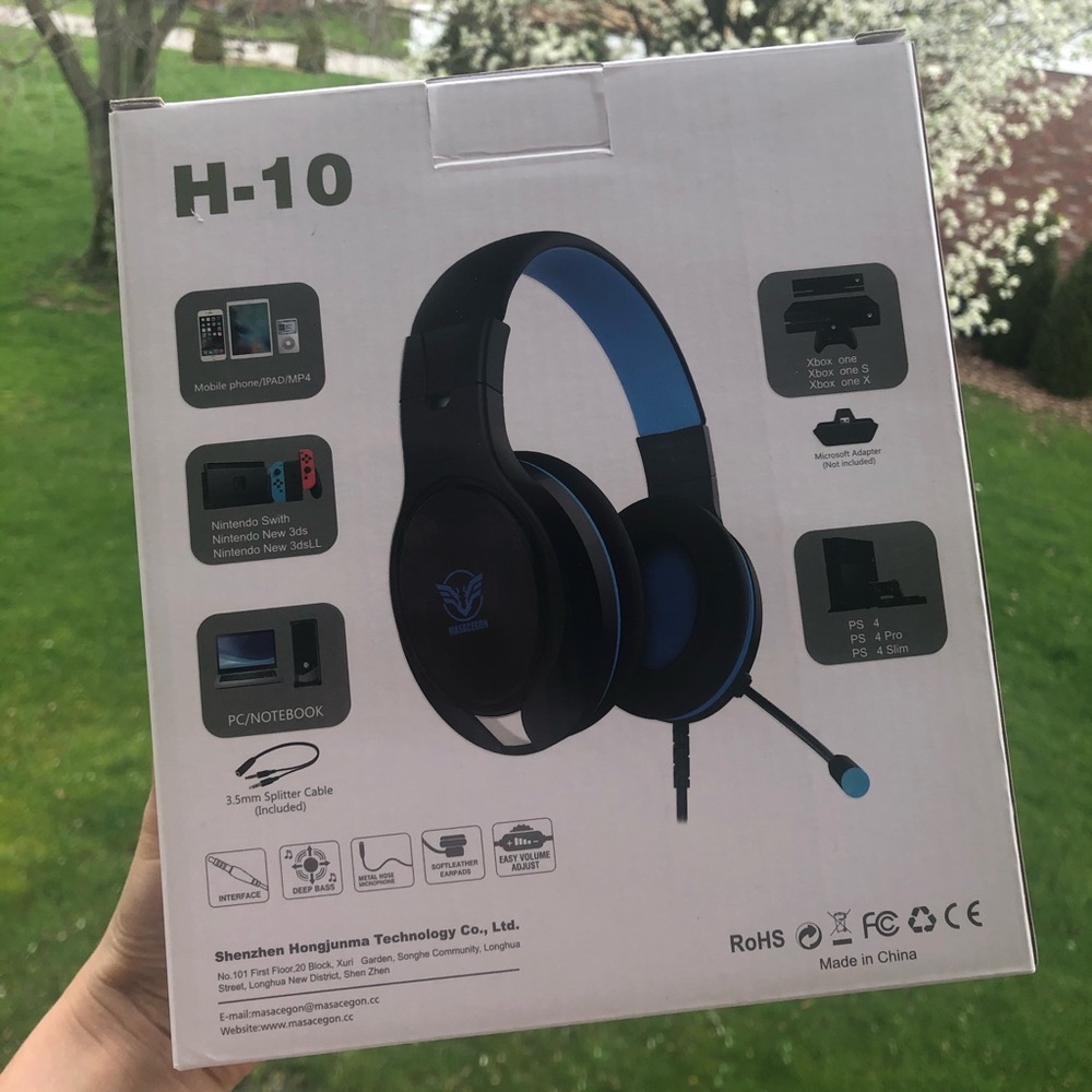 gaming headset blue
